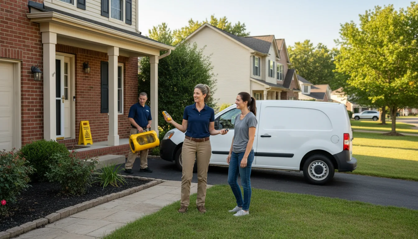 Water restoration image for Home Water Damage Repair in Cedar Hill, TN